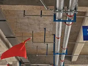 上思管廊支架的安装方法